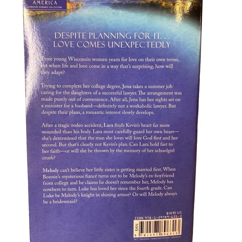 Wisconsin Romance Novels Set of 3 Romance Paperbacks Book Bundle